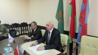 徳永特命全権大使及びヴィテプスク地区執行委員会サブイニチ委員長