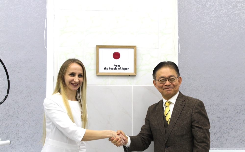 日章旗プレート掲示